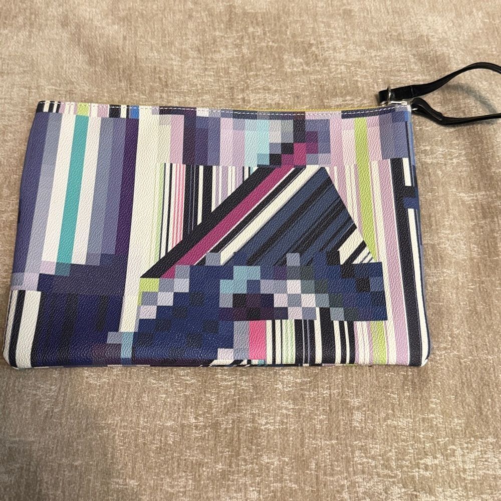 Trina Turk Multicolor Geometric Wristlet - Picture 2 of 7